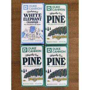 Duke Cannon Men’s Soap Set - 4 Huge Bricks - Limited Edition Scents